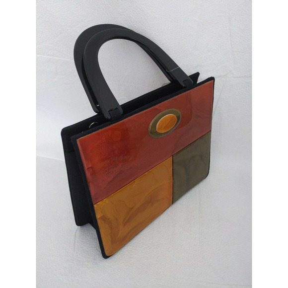 Angela Frascone Handbag Purse w. Removable Shoulder Strap - Picture 10 of 11